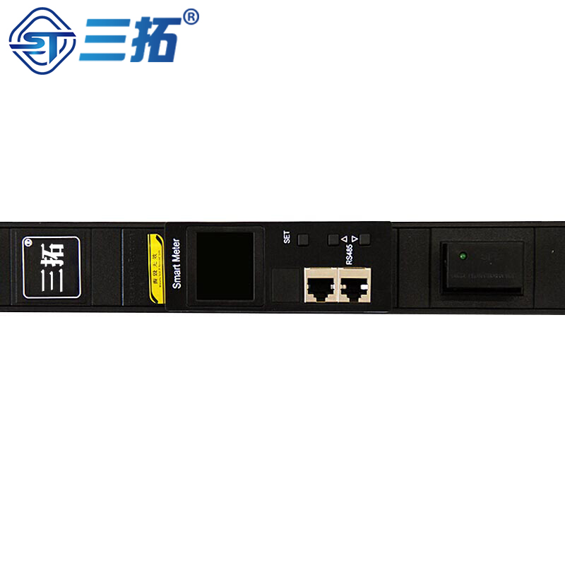 三拓 TS.8501智能PDU机柜云插座远程管理机柜专用 TS8501 按需定制智能PDU - 图1