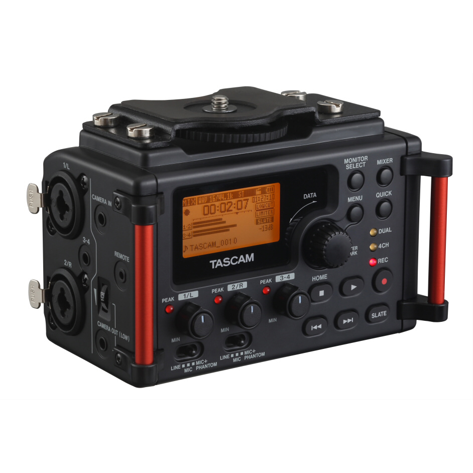 达斯冠TASCAM DR-60D MKⅡ单反专业录音机便携多轨四轨混音22dv - 图3