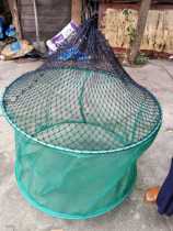 Fishing net box folded round cage Lobster crab respaced suspension cage Cage Fish Care Thickened multi-fish Shrimp Cage