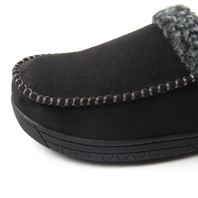 出口男士秋冬居家用大码麂皮绒棉拖鞋加绒款包头厚底简约时尚拖鞋,淘宝优惠券,粉丝福利购,淘宝优惠卷