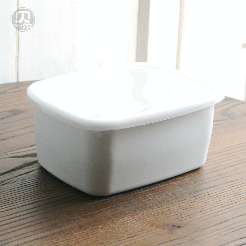 Sealed box enamel rectangular marinated kitchen
