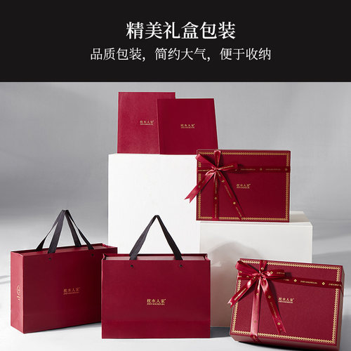 枕水人家100%真丝四件套家纺床上用品桑蚕丝套件被套枕套床单套件 - 图3