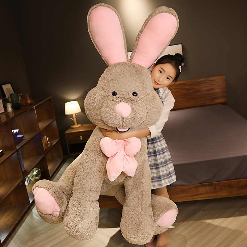 邦尼兔毛绒玩具女孩超大号美国兔子玩偶公仔布娃娃女生可爱床上 - 图2