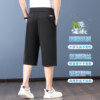 Casual shorts men's mulberry silk cropped pants summer