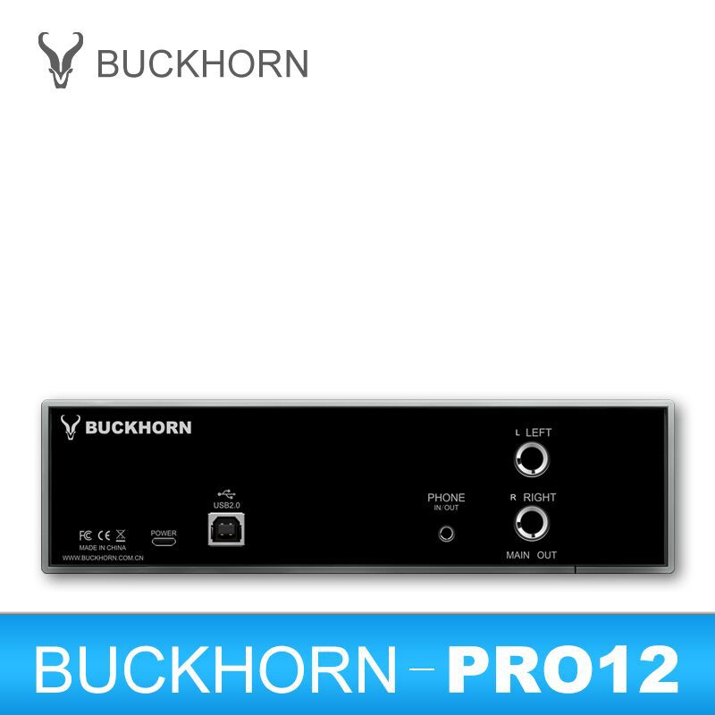 Buckhorn/跳羚PRO12外置声卡套装USB电脑录音K歌喊麦手机直播ASIO - 图3