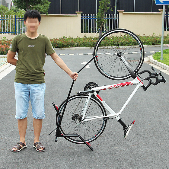 Mountain bike mountain bike parking rack