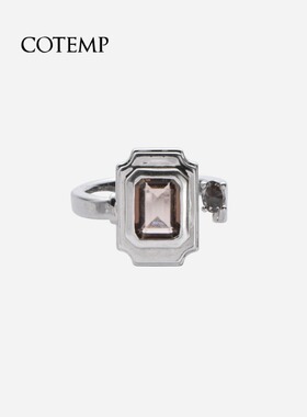 cotemp 26SS新款复古鎏金锁扣戒指/项链/耳环