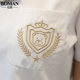 Jk original uniform Japanese college style embroidered white shirt