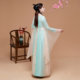 Super fairy and elegant ancient style Hanfu female light green performance costume