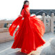 Ancient costume red new Hanfu improved red