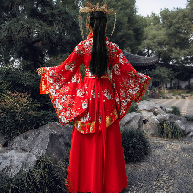 Qidi Hanfu embroidery new wedding performance clothing
