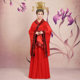 Red bride Chinese wedding dress performance ancient costume Hanfu