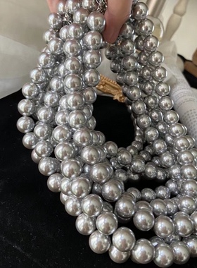 珍珠项链百搭天然深海大溪地