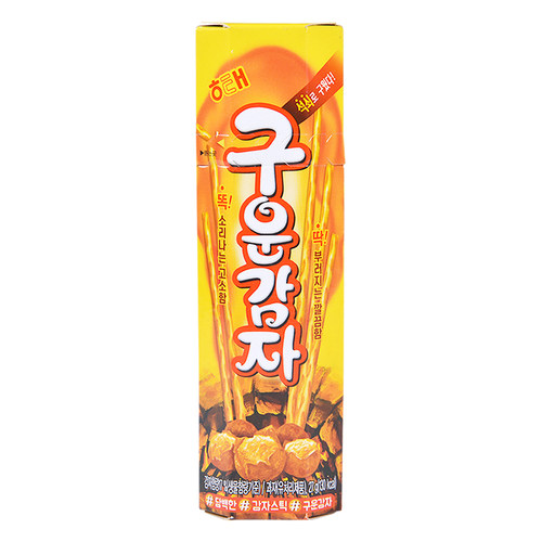 韩国进口休闲零食品 海太碳烤薯条烤薯棒小盒红薯地瓜条土豆棒27g - 图3