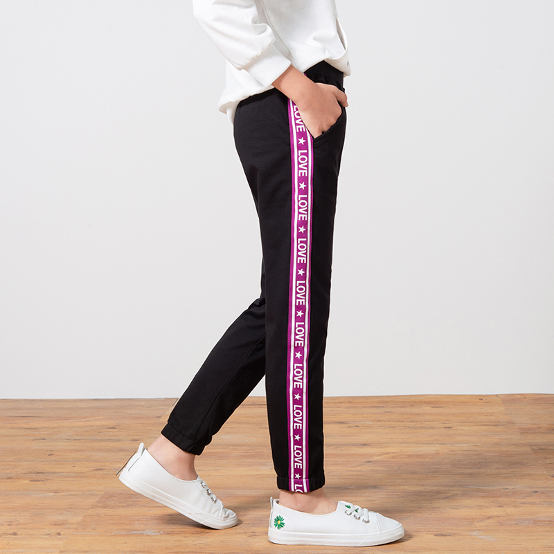 2025秋新款女童裤春秋外穿7岁9女孩裤子儿童长裤春季中大童运动裤 - 图1