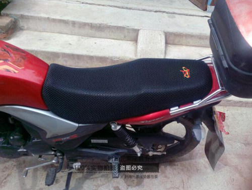 适用豪爵铃木锐爽EN125摩托车防水座套加厚网防晒透气隔热坐垫套 - 图0