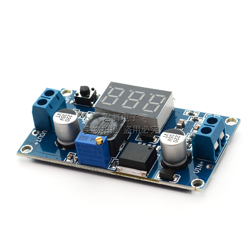 LM2596S DC-DC可调稳压电源模块3A降压板12/24转12/5/3.3V 带数显 - 图2