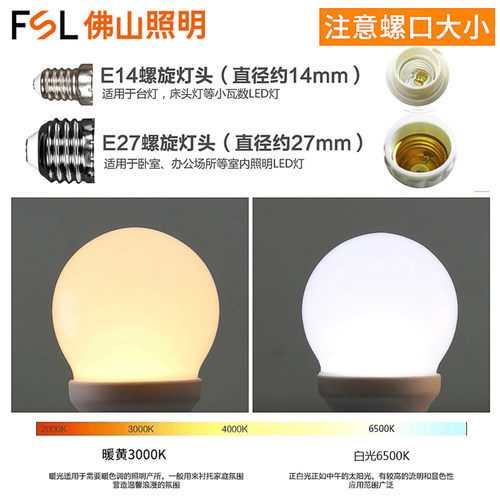 佛山照明led灯泡节能灯E27大螺口超亮大功率光源暖光家用照明正品 - 图1