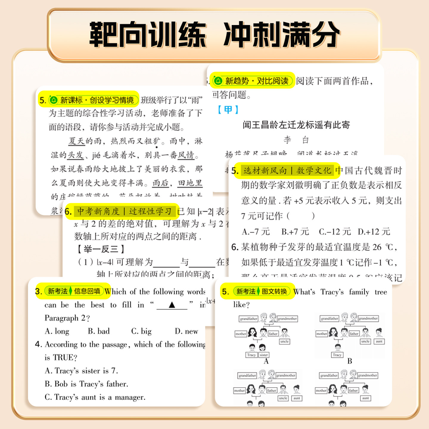 2026新版初中重点班提分练七八年级上下册语文数学英语人教版同步练习册专项训练每日一练初一重难点知识梳理总复习资料真题必刷题