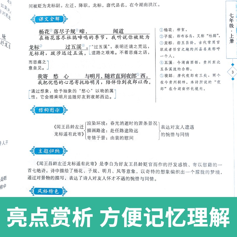 文言文全解一本通初中人教版初中生文言文完全解读一本古文古诗词译注与赏析初一二三七八九年级语文同步必背古诗文翻译逐句注解书