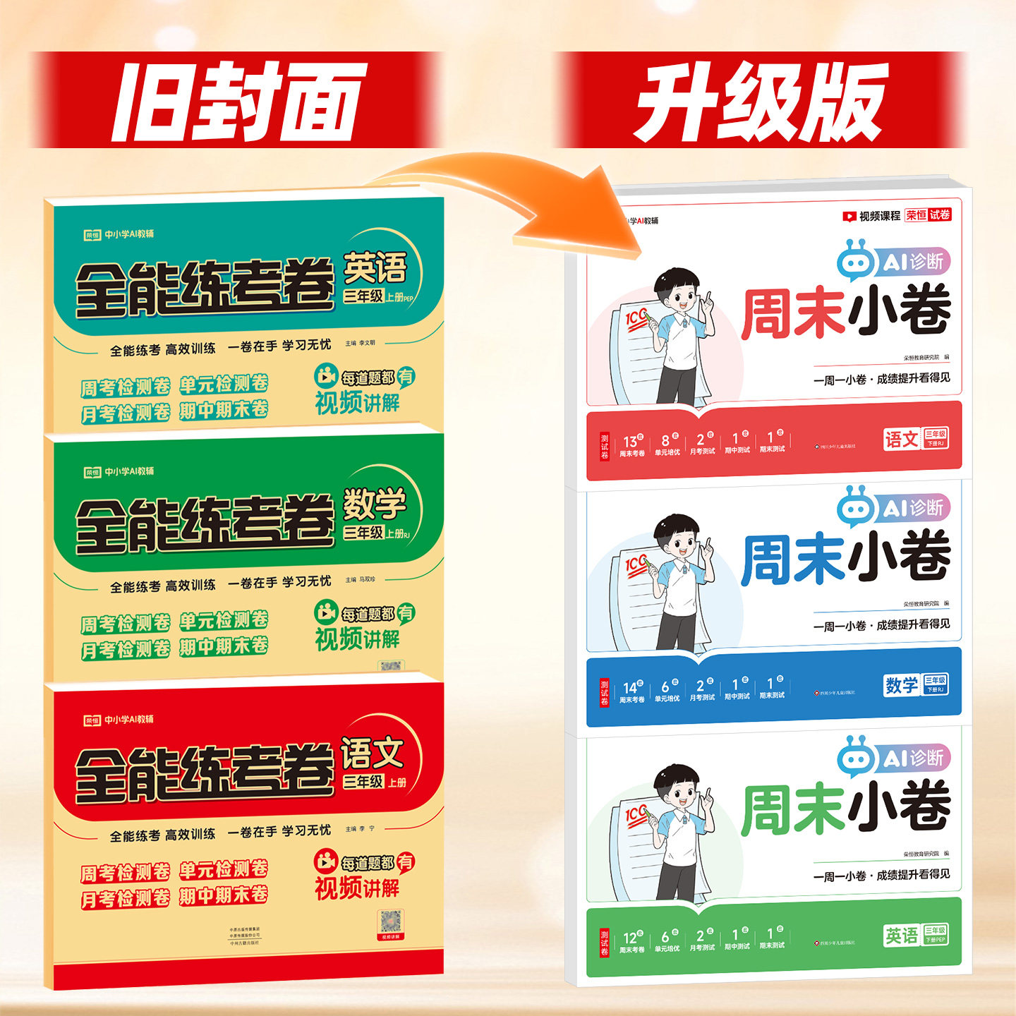 【荣恒】全能练考卷一年级二年级三四五六年级上册下册试卷测试卷全套小学语文数学英语同步测试卷子练习册题人教北师大苏教版RJ