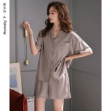 Jialefen Pajamas Ladies в летних шелковых коротких рукавах