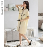 [Та же самая модель торгового центра] Jialefen Nightdressing Summer Cotton Cotton