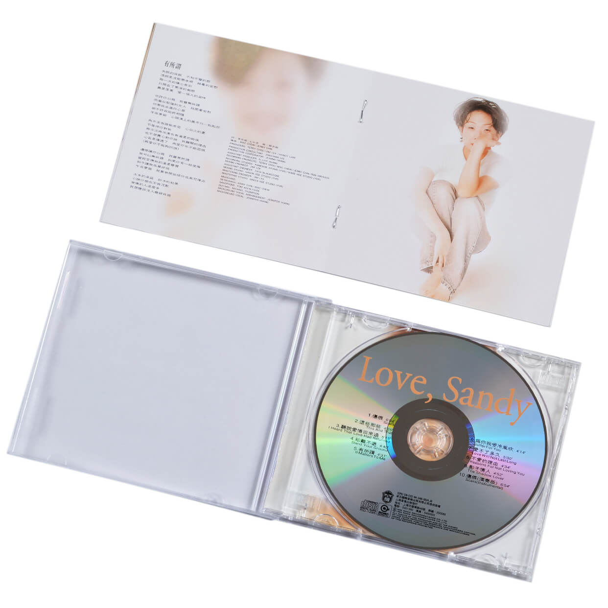 正版林忆莲 Love Sandy 伤痕 1995专辑唱片CD碟片 - 图1