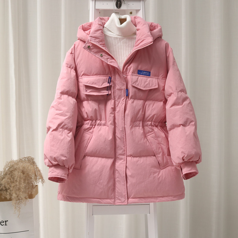 女冬中长款2021年新款爆款韩版连帽 雪缇娜羽绒服