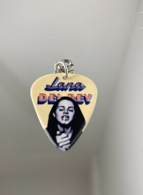 【可弹奏 可拆卸】Lana Del Rey 打雷姐周边吉他拨片手链钛钢中性