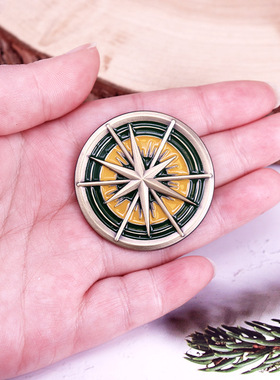B-Robo Kabutack 铁甲小宝和平星圆形复古金属徽章胸针配饰 Pins