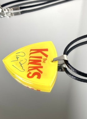 奇想乐队The Kinks周边吉他拨片项链配饰专辑欧美摇滚徽章英伦