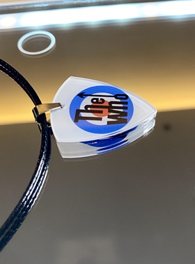 The Who谁人乐队周边项链吉他拨片配饰专辑欧美摇滚金属徽章胸针