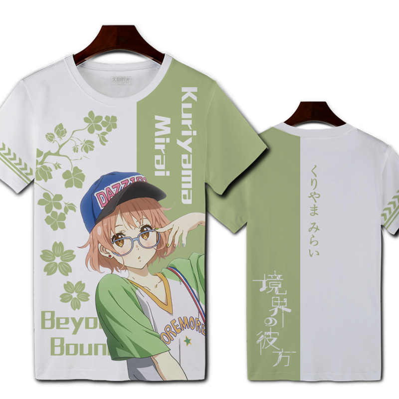 2021春夏境界的彼方栗山未来t恤 久刻时光T恤