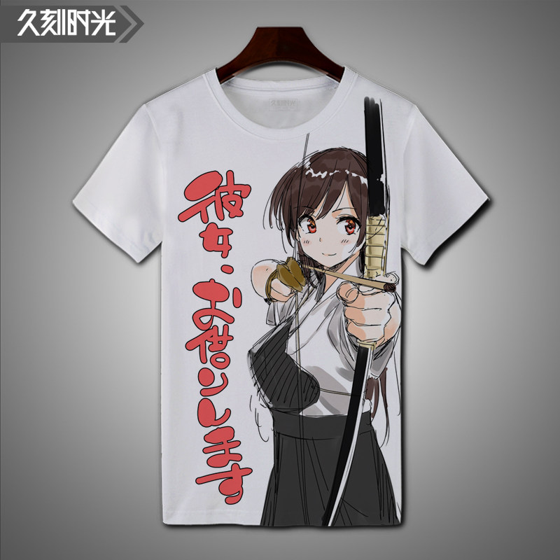 租借女友水原千鹤短袖七海麻美t恤 久刻时光T恤