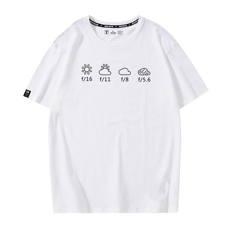 摄影师短袖定制光圈摄像爱好工作服 久刻时光T恤