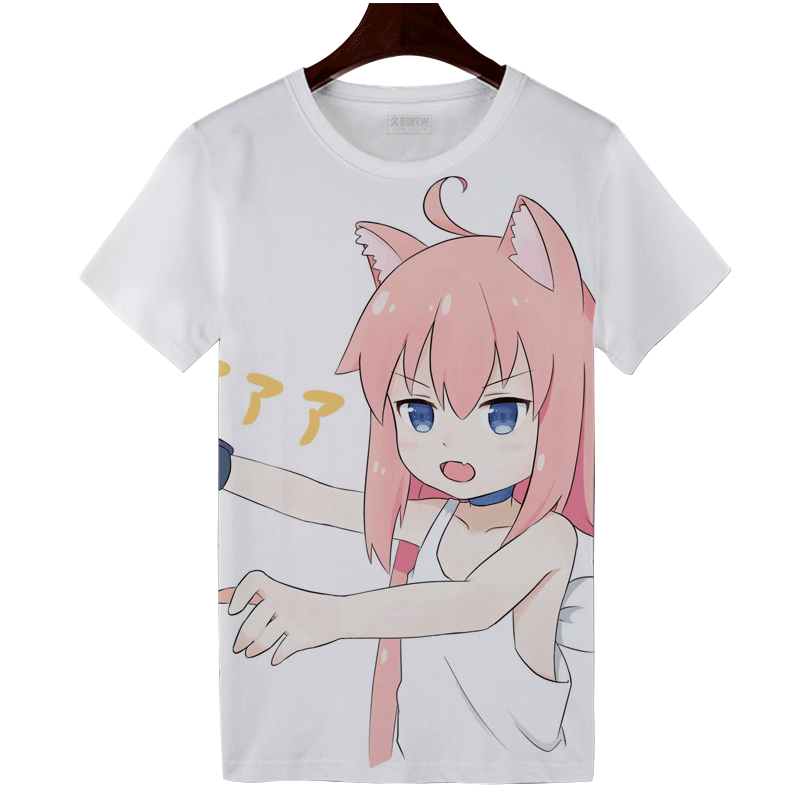 猫宫t恤短袖日向hinata男女打底衫 久刻时光T恤