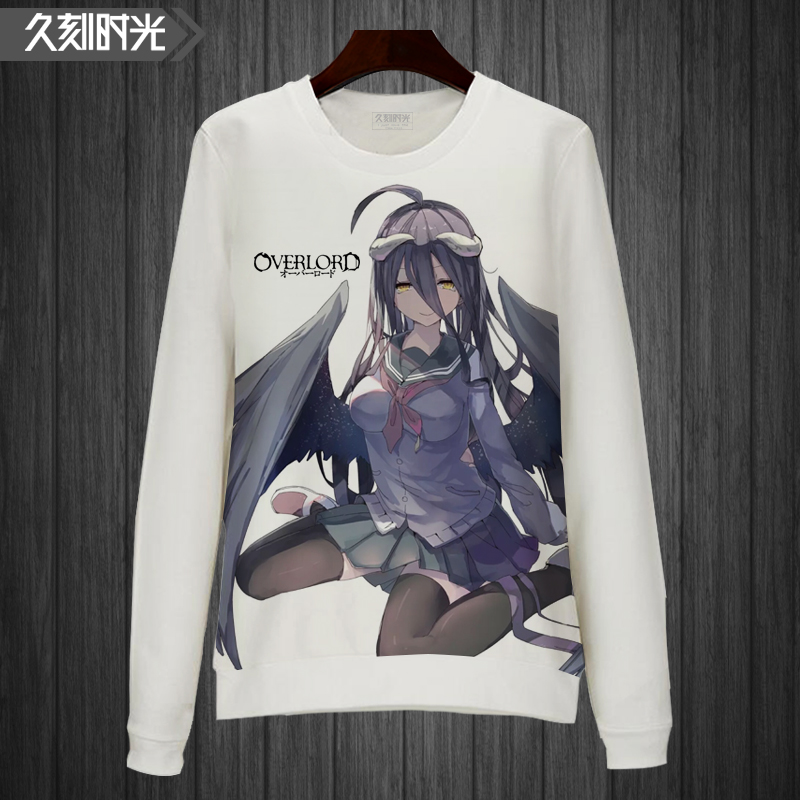 动漫周边定制overlord男圆领潮卫衣 久刻时光卫衣