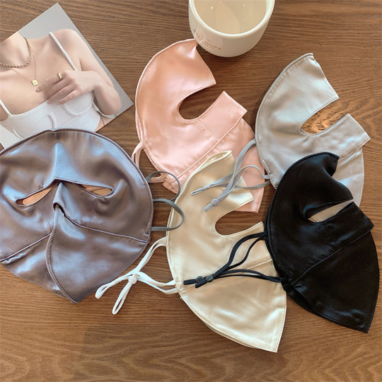 100% mulberry silk sunscreen mask