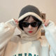 West Window Candle Knitted Wool Hat Korean Style Women's Autumn and Winter