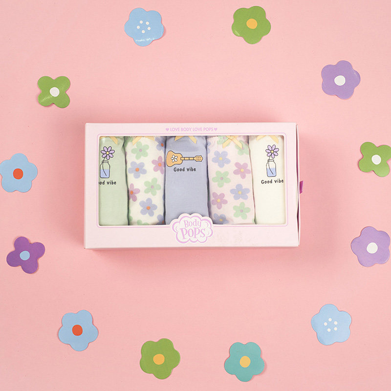 bodypops纯棉可爱简约少女草莓内裤 bodypops内裤