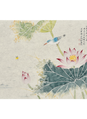 名师纯手绘工笔花鸟画