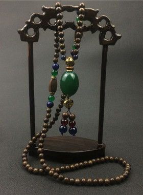 百搭男女复古民族风长款吊坠项链