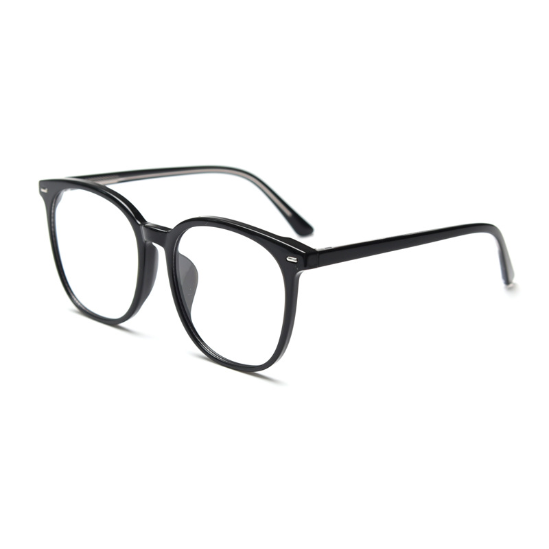 大框近视眼镜女可配度数复古韩版黑框素颜神器眼镜框架大脸显瘦潮-图3