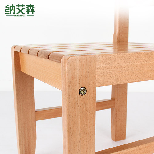 实木小椅子靠背家用矮款凳子木头小板凳 靠背椅小木凳 儿童小木椅 - 图2