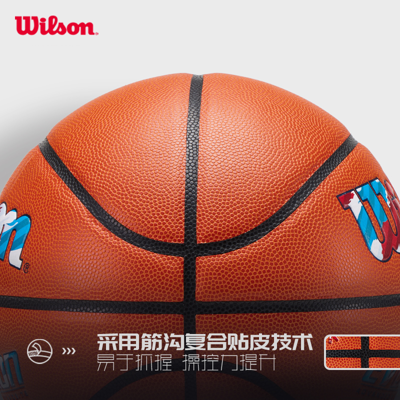 Wilson威尔胜官方专业室内竞赛比赛标准7号篮球EVOLUTION