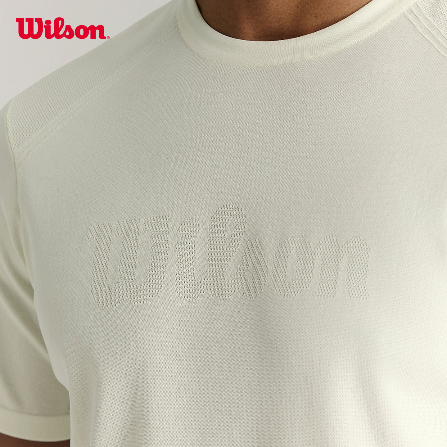 Wilson威尔胜官方夏季男士简约飞织工艺亲肤百搭网球运动短袖T恤,淘宝优惠券,粉丝福利购,淘宝优惠卷