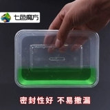 Семицветный прямоугольный кубик Рубика, пластиковый пакет, увеличенная толщина
