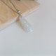 Natural Jadeite Green Bean Jade Pendant Necklace