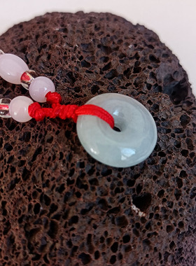 天然翡翠平安扣支持鉴定直接佩戴